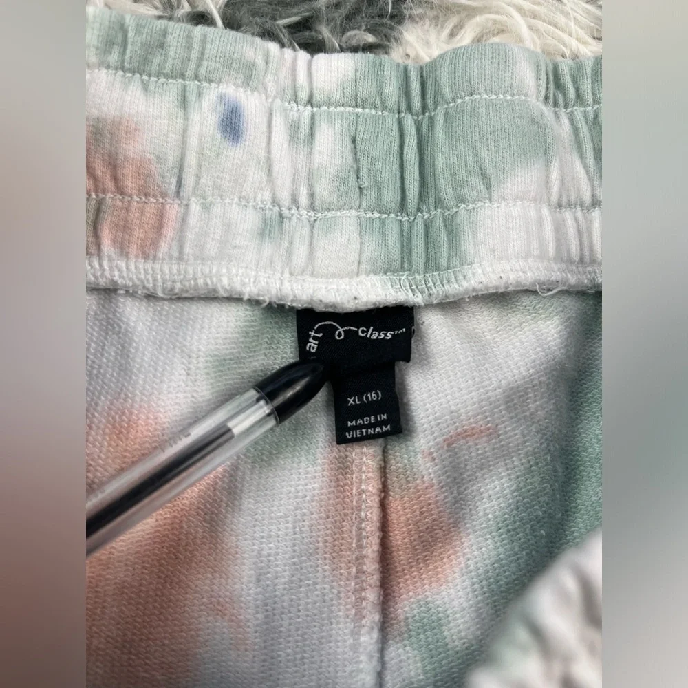 Art Class Kids Girls Multi-color Tye Dye Sweatpants Size Xl (16)